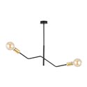 GIRO LAMPA WISZĄCA, MOC MAX.2X60W, E27, CZARNO-ZŁOTA ORNO GIRO LAMPA WISZĄCA, MOC MAX.2X60W, E27, CZARNO-ZŁOTA ORNO