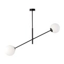 LAINA LAMPA WISZĄCA, MOC MAX.2X40W, E14, CZARNO-BIAŁA ORNO LAINA LAMPA WISZĄCA, MOC MAX.2X40W, E14, CZARNO-BIAŁA ORNO