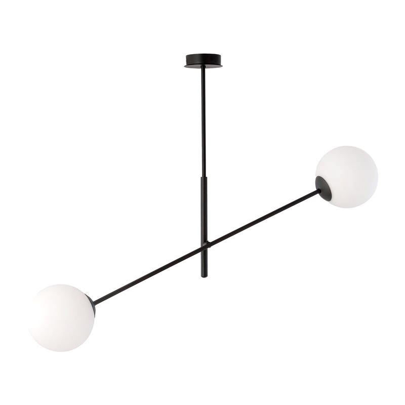 LAINA LAMPA WISZĄCA, MOC MAX.2X40W, E14, CZARNO-BIAŁA ORNO LAINA LAMPA WISZĄCA, MOC MAX.2X40W, E14, CZARNO-BIAŁA ORNO