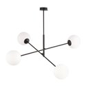 LAINA LAMPA WISZĄCA, MOC MAX.4X40W, E14, CZARNO-BIAŁA ORNO