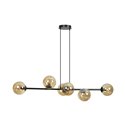 LETO LAMPA WISZĄCA, MOC MAX.6X40W, E14, CZARNO-ZŁOTA ORNO