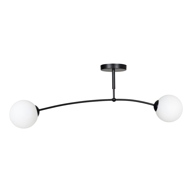 MONZA LAMPA WISZĄCA, MOC MAX.2X40W, E14, CZARNO-BIAŁA ORNO