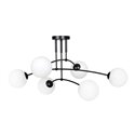 MONZA LAMPA WISZĄCA, MOC MAX. 6X40W, E14, CZARNO-BIAŁA ORNO MONZA LAMPA WISZĄCA, MOC MAX. 6X40W, E14, CZARNO-BIAŁA ORNO
