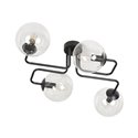 BARI LAMPA WISZĄCA, MOC MAX.4X40W, E14, CZARNO-TRANSPARENTNA ORNO