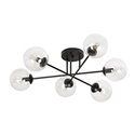 BARI LAMPA WISZĄCA, MOC MAX.6X40W, E14, CZARNO-TRANSPARENTNA ORNO