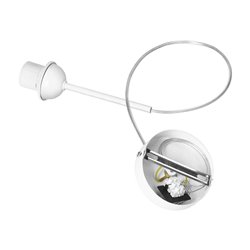 ROLLO LAMPA WISZĄCA, MOC MAX. 1X15W, E27, BIAŁA ORNO ROLLO LAMPA WISZĄCA, MOC MAX. 1X15W, E27, BIAŁA ORNO