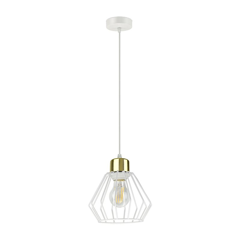 WAYA LAMPA WISZĄCA, MOC MAX. 1X60W, E27, BIAŁA ORNO WAYA LAMPA WISZĄCA, MOC MAX. 1X60W, E27, BIAŁA ORNO