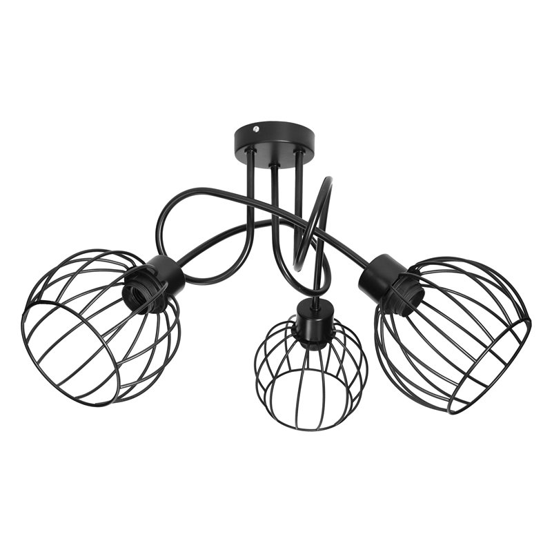 MARBELLA LAMPA WISZĄCA, MOC MAX. 3X60W, E27, CZARNA ORNO MARBELLA LAMPA WISZĄCA, MOC MAX. 3X60W, E27, CZARNA ORNO