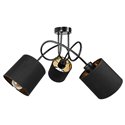 VIGO LAMPA WISZĄCA MOC MAX. 3X60W, E27, CZARNA ORNO
