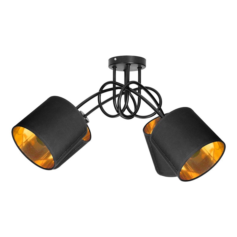 VIGO LAMPA WISZĄCA, MOC MAX. 4X60W, E27, CZARNA ORNO
