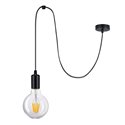 LINO LAMPA WISZĄCA, MOC MAX. 1X60W, E27, CZARNA ORNO LINO LAMPA WISZĄCA, MOC MAX. 1X60W, E27, CZARNA ORNO