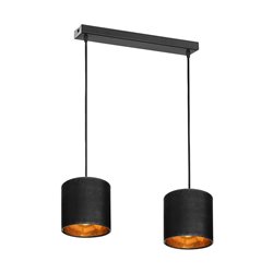 NEVA LAMPA WISZĄCA, MOC MAX. 2X60W, E27, CZARNA ORNO NEVA LAMPA WISZĄCA, MOC MAX. 2X60W, E27, CZARNA ORNO