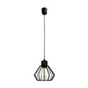 PINO LAMPA WISZĄCA, MOC MAX. 1X60W, E27, CZARNA ORNO