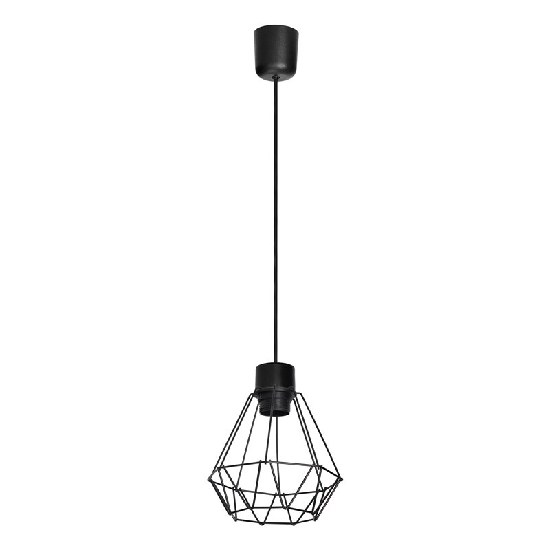 CUBO LAMPA WISZĄCA, MOC MAX. 1X60W, E27, CZARNA ORNO