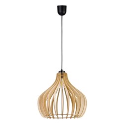 YASIN 400 LAMPA WISZĄCA, MOC MAX. 1X60W, E27, CZARNA, DREWNO ORNO YASIN 400 LAMPA WISZĄCA, MOC MAX. 1X60W, E27, CZARNA, DREWNO ORNO