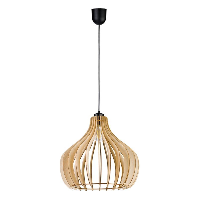 YASIN 400 LAMPA WISZĄCA, MOC MAX. 1X60W, E27, CZARNA, DREWNO ORNO YASIN 400 LAMPA WISZĄCA, MOC MAX. 1X60W, E27, CZARNA, DREWNO ORNO