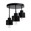 LISA OPRAWA ŚCIENNO-SUFITOWA, MOC MAX. 3X60W, E27, CZARNA, PODSTAWA OKRĄGŁA, WIELOPOZIOMOWA, RUCHOME GŁOWICE LAMPY ORNO LISA OPRAWA ŚCIENNO-SUFITOWA, MOC MAX. 3X60W, E27, CZARNA, PODSTAWA OKRĄGŁA, WIELOPOZIOMOWA, RUCHOME GŁOWICE LAMPY ORNO