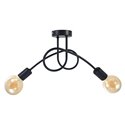 MALAGA LAMPA WISZĄCA, MOC MAX. 2X60W, E27, CZARNA ORNO