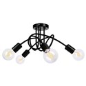 MALAGA LAMPA WISZĄCA, MOC MAX. 4X60W, E27, CZARNA ORNO