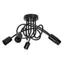MALAGA LAMPA WISZĄCA MOC MAX. 5X60W, E27, CZARNA ORNO MALAGA LAMPA WISZĄCA MOC MAX. 5X60W, E27, CZARNA ORNO