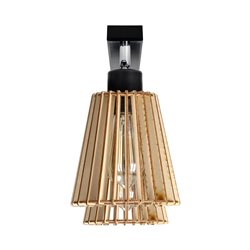 DELOS 2P E27, OPRAWA ŚCIENNO-SUFITOWA, MAX. 2X60W, CZARNA, DREWNO ORNO DELOS 2P E27, OPRAWA ŚCIENNO-SUFITOWA, MAX. 2X60W, CZARNA, DREWNO ORNO