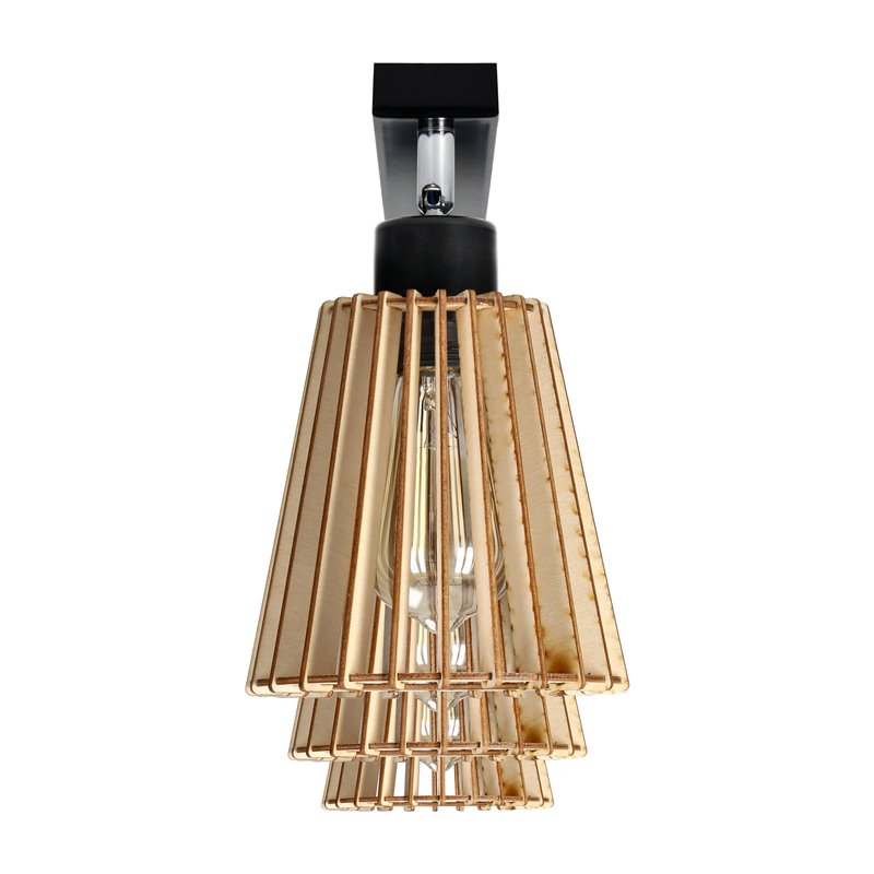 DELOS 3P E27, OPRAWA ŚCIENNO-SUFITOWA, MAX. 3X60W, CZARNA, DREWNO ORNO DELOS 3P E27, OPRAWA ŚCIENNO-SUFITOWA, MAX. 3X60W, CZARNA, DREWNO ORNO