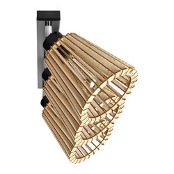 DELOS 3P E27, OPRAWA ŚCIENNO-SUFITOWA, MAX. 3X60W, CZARNA, DREWNO ORNO DELOS 3P E27, OPRAWA ŚCIENNO-SUFITOWA, MAX. 3X60W, CZARNA, DREWNO ORNO