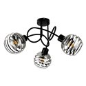 MILANO 3P E27, LAMPA WISZĄCA, MAX. 3X60W, CZARNA ORNO