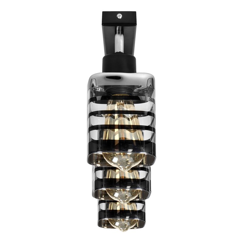 SIENA 3P E27, OPRAWA ŚCIENNO-SUFITOWA, MAX. 3X60W, CZARNA, LISTWA ORNO SIENA 3P E27, OPRAWA ŚCIENNO-SUFITOWA, MAX. 3X60W, CZARNA, LISTWA ORNO