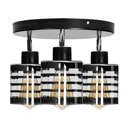 SIENA 3P E27, OPRAWA ŚCIENNO-SUFITOWA, MAX. 3X60W, CZARNA, PODSTAWA OKRĄGŁA, RUCHOME GŁOWICE LAMPY, JEDEN POZIOM ORNO SIENA 3P E27, OPRAWA ŚCIENNO-SUFITOWA, MAX. 3X60W, CZARNA, PODSTAWA OKRĄGŁA, RUCHOME GŁOWICE LAMPY, JEDEN POZIOM ORNO