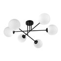 LEIA 6P E27, LAMPA WISZĄCA, MAX. 6X60W, CZARNA ORNO LEIA 6P E27, LAMPA WISZĄCA, MAX. 6X60W, CZARNA ORNO