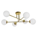 LEIA 6P E27, LAMPA WISZĄCA, MAX. 6X60W, ZŁOTA ORNO