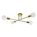 SOLO 4P E27, LAMPA WISZĄCA, MAX. 4X60W, ZŁOTA ORNO