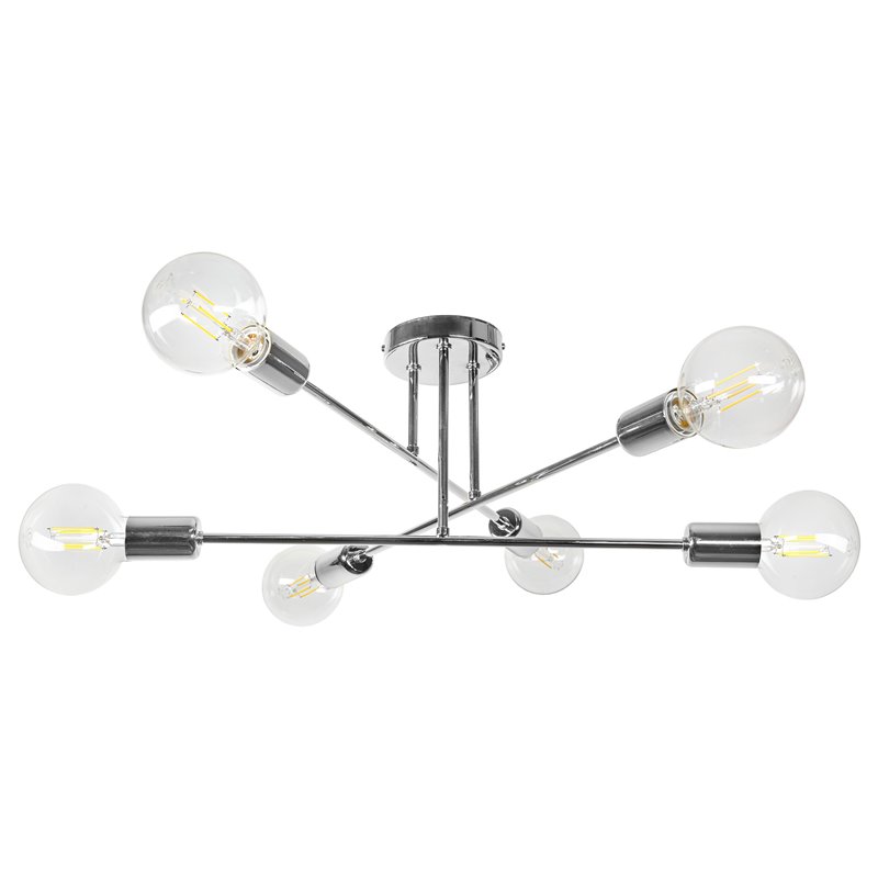 SOLO 6P E27, LAMPA WISZĄCA, MAX. 6X60W, CHROM ORNO SOLO 6P E27, LAMPA WISZĄCA, MAX. 6X60W, CHROM ORNO