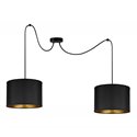KYLO 2P E27, LAMPA WISZĄCA, MAX. 2X60W, CZARNA ORNO KYLO 2P E27, LAMPA WISZĄCA, MAX. 2X60W, CZARNA ORNO