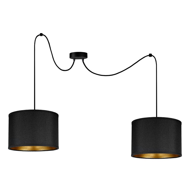 KYLO 2P E27, LAMPA WISZĄCA, MAX. 2X60W, CZARNA ORNO KYLO 2P E27, LAMPA WISZĄCA, MAX. 2X60W, CZARNA ORNO