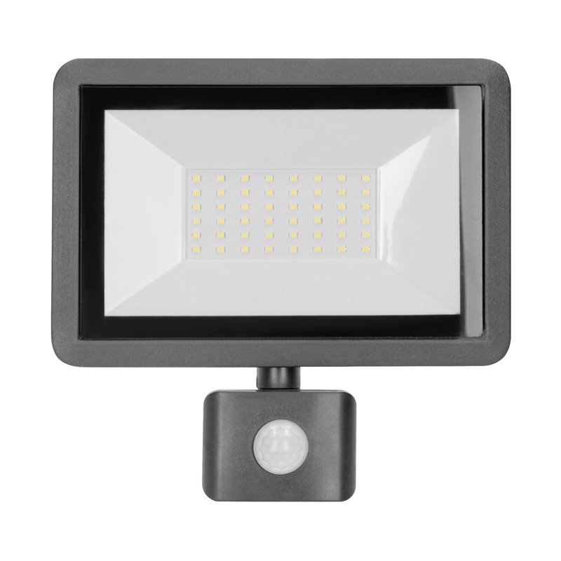 BULLED S 50W NAŚWIETLACZ Z PIR, 4000LM, IP44, 4000K, ALUMINIUM + SZKŁO ORNO BULLED S 50W NAŚWIETLACZ Z PIR, 4000LM, IP44, 4000K, ALUMINIUM + SZKŁO ORNO