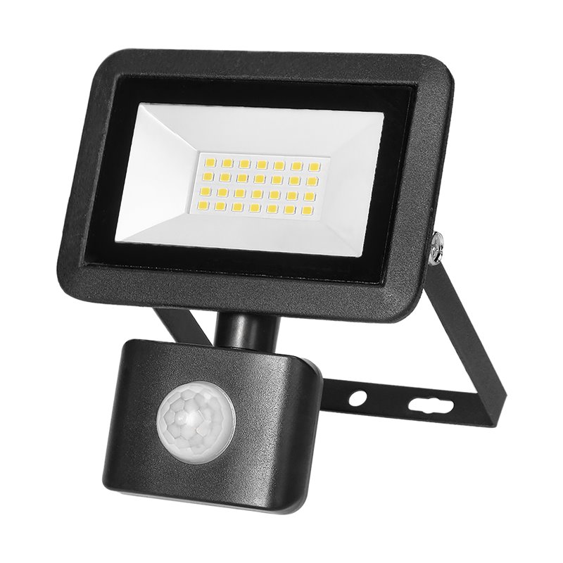 FARO S LED NAŚWIETLACZ Z PIR 20W, 1600LM, IP44, 4000K, ALUMINIUM + SZKŁO ORNO FARO S LED NAŚWIETLACZ Z PIR 20W, 1600LM, IP44, 4000K, ALUMINIUM + SZKŁO ORNO