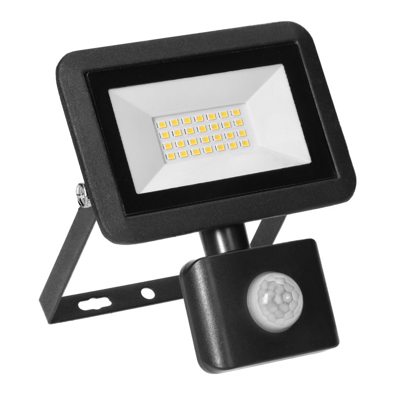 FARO S LED NAŚWIETLACZ Z PIR 20W, 1600LM, IP44, 4000K, ALUMINIUM + SZKŁO ORNO FARO S LED NAŚWIETLACZ Z PIR 20W, 1600LM, IP44, 4000K, ALUMINIUM + SZKŁO ORNO