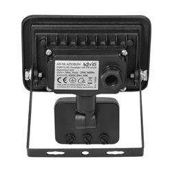 FARO S LED NAŚWIETLACZ Z PIR 20W, 1600LM, IP44, 4000K, ALUMINIUM + SZKŁO ORNO FARO S LED NAŚWIETLACZ Z PIR 20W, 1600LM, IP44, 4000K, ALUMINIUM + SZKŁO ORNO