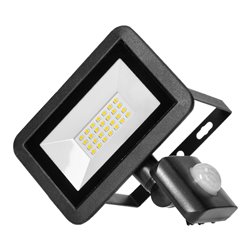 FARO S LED NAŚWIETLACZ Z PIR 20W, 1600LM, IP44, 4000K, ALUMINIUM + SZKŁO ORNO FARO S LED NAŚWIETLACZ Z PIR 20W, 1600LM, IP44, 4000K, ALUMINIUM + SZKŁO ORNO