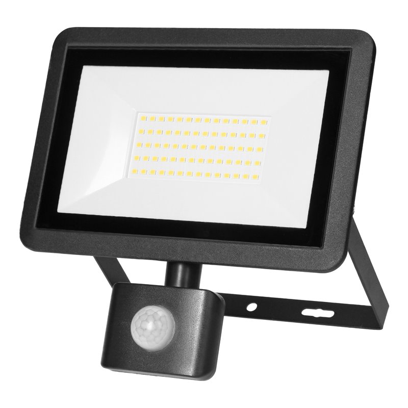 FARO S LED NAŚWIETLACZ Z PIR 50W, 4000LM, IP44, 4000K, ALUMINIUM + SZKŁO ORNO FARO S LED NAŚWIETLACZ Z PIR 50W, 4000LM, IP44, 4000K, ALUMINIUM + SZKŁO ORNO