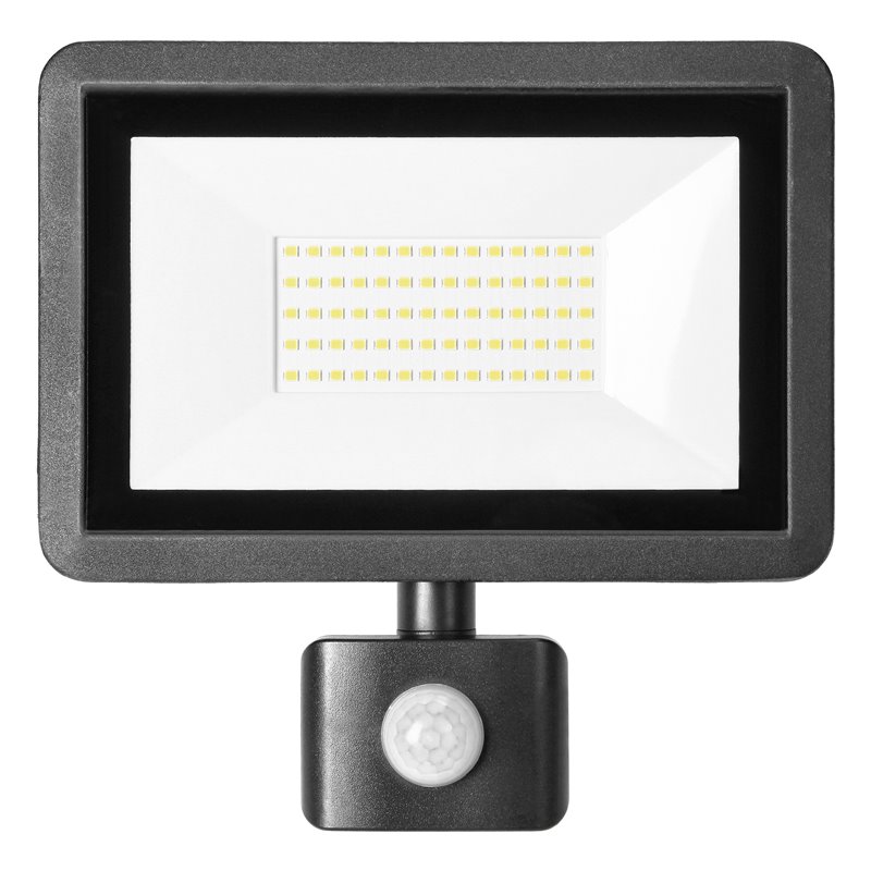 FARO S LED NAŚWIETLACZ Z PIR 50W, 4000LM, IP44, 4000K, ALUMINIUM + SZKŁO ORNO FARO S LED NAŚWIETLACZ Z PIR 50W, 4000LM, IP44, 4000K, ALUMINIUM + SZKŁO ORNO
