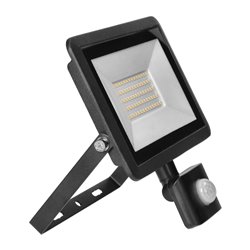FARO S LED NAŚWIETLACZ Z PIR 50W, 4000LM, IP44, 4000K, ALUMINIUM + SZKŁO ORNO FARO S LED NAŚWIETLACZ Z PIR 50W, 4000LM, IP44, 4000K, ALUMINIUM + SZKŁO ORNO