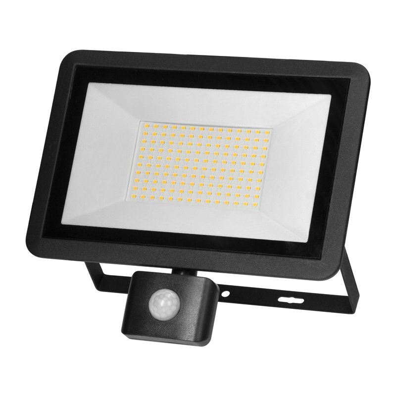 FARO S LED 100W NAŚWIETLACZ Z PIR 8000LM, IP44, 4000K, ALUMINIUM + SZKŁO ORNO FARO S LED 100W NAŚWIETLACZ Z PIR 8000LM, IP44, 4000K, ALUMINIUM + SZKŁO ORNO