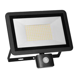 FARO S LED 100W NAŚWIETLACZ Z PIR 8000LM, IP44, 4000K, ALUMINIUM + SZKŁO ORNO FARO S LED 100W NAŚWIETLACZ Z PIR 8000LM, IP44, 4000K, ALUMINIUM + SZKŁO ORNO