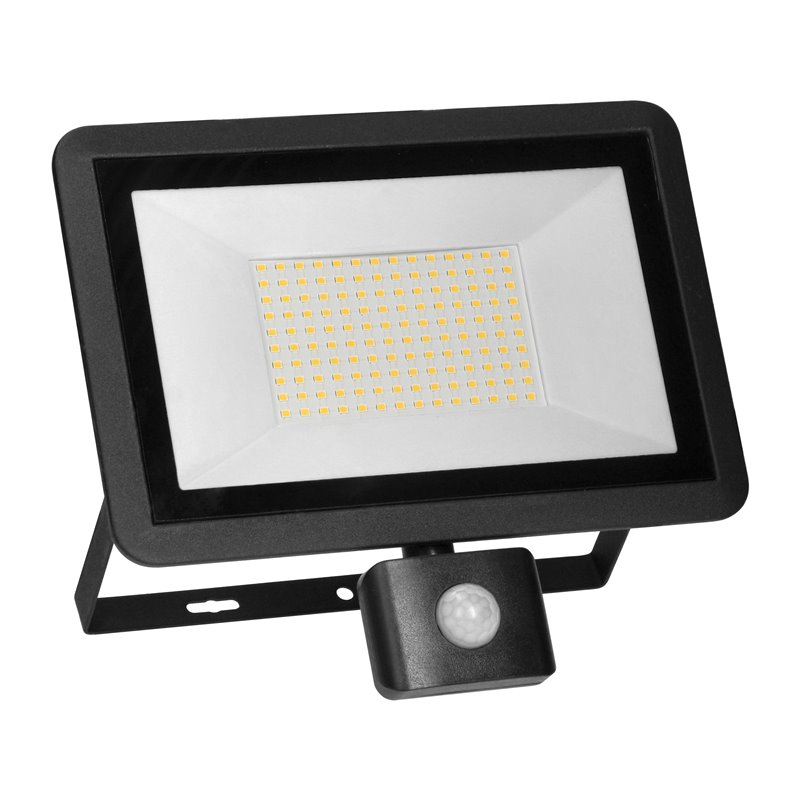 FARO S LED 100W NAŚWIETLACZ Z PIR 8000LM, IP44, 4000K, ALUMINIUM + SZKŁO ORNO FARO S LED 100W NAŚWIETLACZ Z PIR 8000LM, IP44, 4000K, ALUMINIUM + SZKŁO ORNO