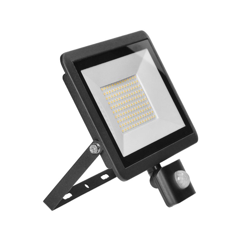 FARO S LED 100W NAŚWIETLACZ Z PIR 8000LM, IP44, 4000K, ALUMINIUM + SZKŁO ORNO FARO S LED 100W NAŚWIETLACZ Z PIR 8000LM, IP44, 4000K, ALUMINIUM + SZKŁO ORNO