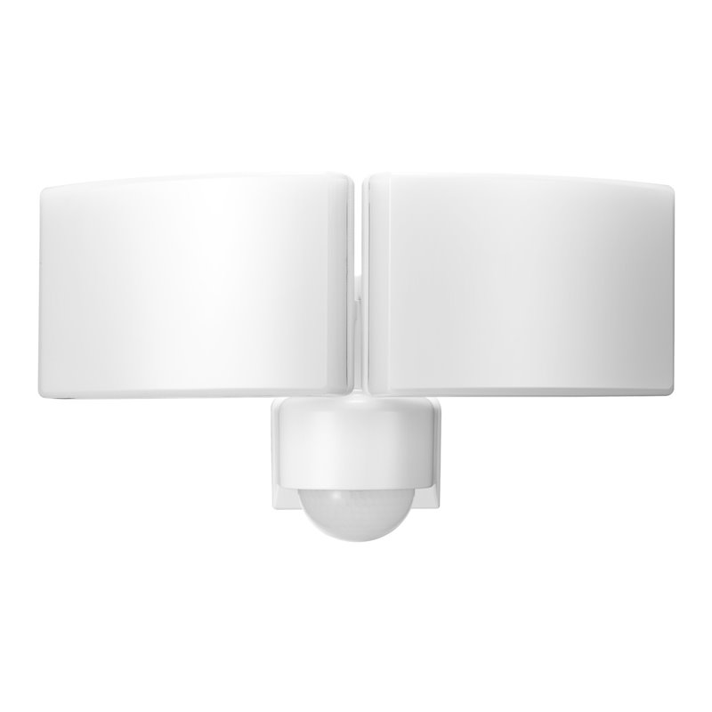 TOS DUO LED 2X20W PODWÓJNY NAŚWIETLACZ OGRODOWY Z PIR, 2X1600LM, IP65, 4000K, PC, BIAŁY ORNO TOS DUO LED 2X20W PODWÓJNY NAŚWIETLACZ OGRODOWY Z PIR, 2X1600LM, IP65, 4000K, PC, BIAŁY ORNO