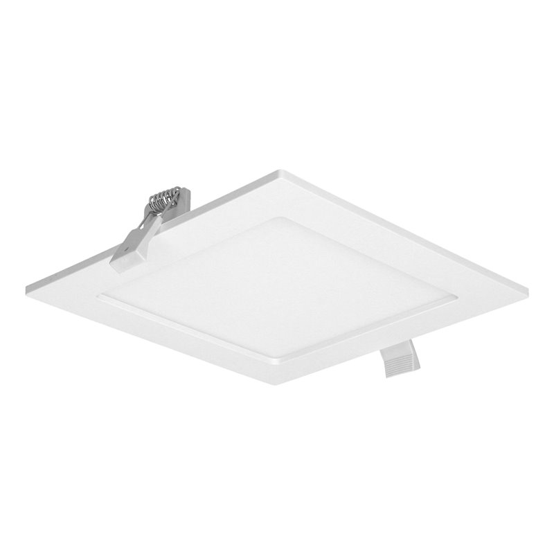AKMAN LED 12W, OPRAWA DOWNLIGHT, PODTYNKOWA, KWADRATOWA, 860LM, 4000K, BIAŁA, WBUDOWANY ZASILACZ LED ORNO
